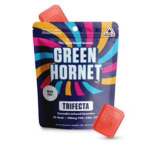 Green Hornet Mixed Fruit Trifecta 100mg 10 pack