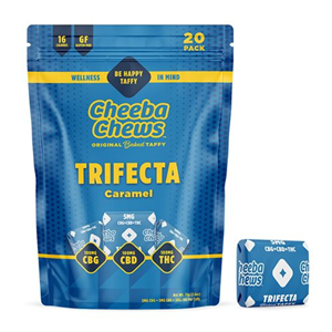 Cheeba Chews Trifecta Caramel 100mg 20 Pack