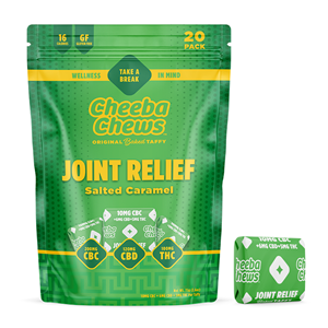 Cheeba Chews Joint Relief Salted Caramel 100mg 20 Pack